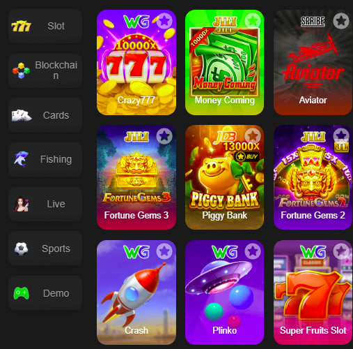 Main screen of basant game page for PK players - 4